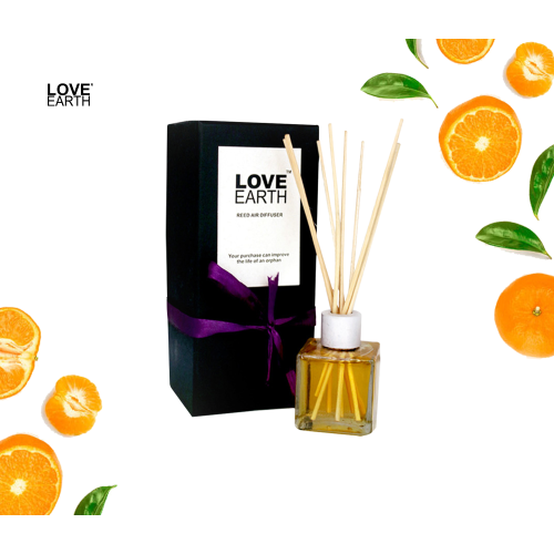 Love Earth: Reed Diffuser (Tangerine) - 30ml