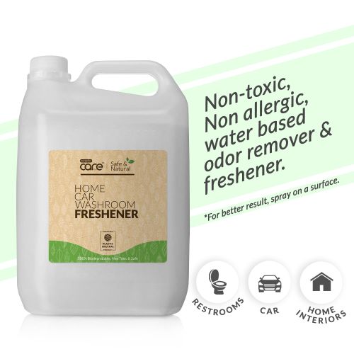 EKAM ECO: Zerodor CARE - Natural Room, Car, and Toilet Freshener Pack of 5 Ltrs