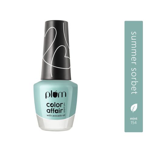 Plum: Plum Color Affair Nail Polish Summer Sorbet Collection | Mint - 154 ()