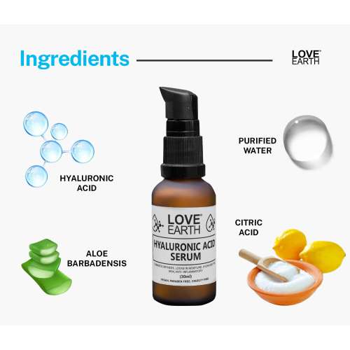 Love Earth: Hyaluronic Acid Serum - 30ml