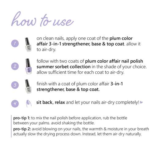 Plum: Plum Color Affair Nail Polish Summer Sorbet Collection | Black Currant - 159 ()