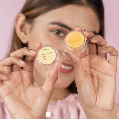 ALANNA: Lemon Lip Scrub - 8 gm