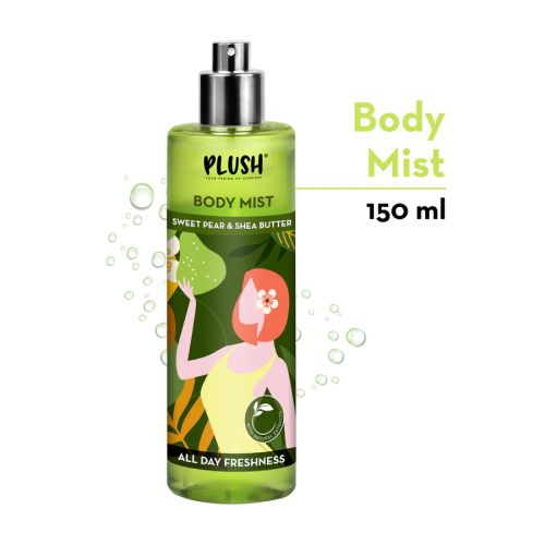 Plush: Sweet Pear & Shea Butter Refreshing Body Mist - 100ml