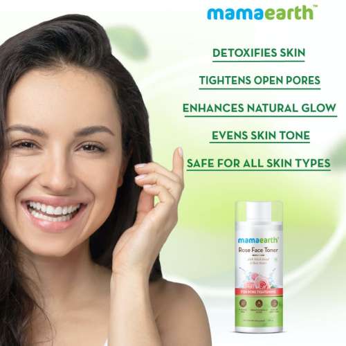Mamaearth: Rose Water Face Toner for detoxification - 200ml