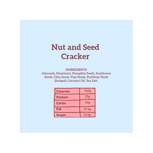 The Cinnamon Kitchen: Nut and Seed Crackers - 150 gm