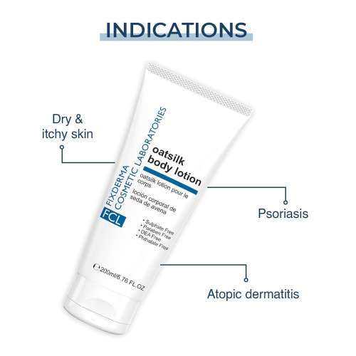 Fixderma Cosmetic Laboratories: Oat Silk Body Lotion - 200ml