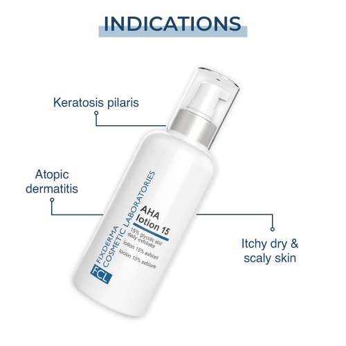 Fixderma Cosmetic Laboratories: AHA Lotion 15 Hydrates Skin And Softens Dryness - 100ml