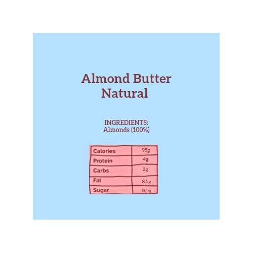 The Cinnamon Kitchen: Almond Butter Natural - 200 gm