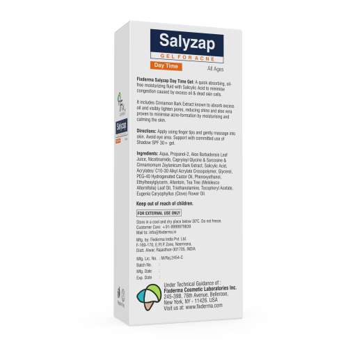 Fixderma: Salyzap Gel Day Time with Exfoliates -  20ml