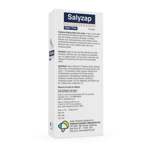Fixderma: Salyzap Lotion Night time - 20ml Fixderma: Salyzap Lotion Night time - 20ml