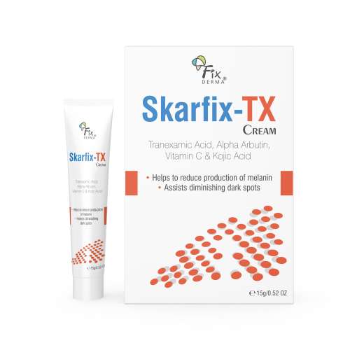 Fixderma: SKARFIX -TX Face Cream Tranexamic Acid + 2% Kojic Acid - 15gm