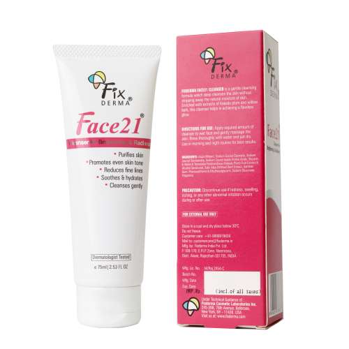 Fixderma: Face 21 Cleanser - 75ml