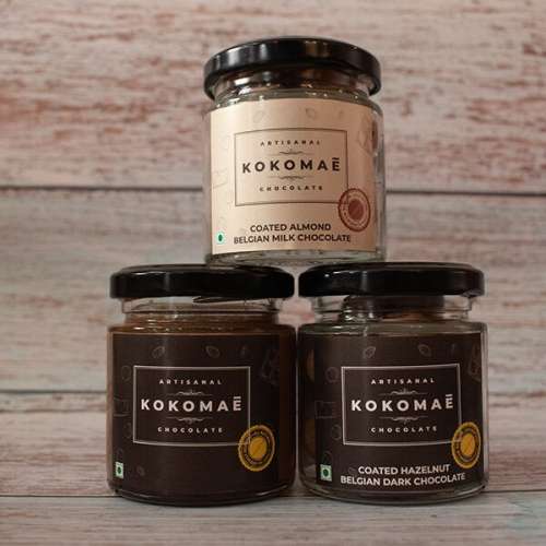 Kokomae: Hamper with Belgian Dragees - 230 gm