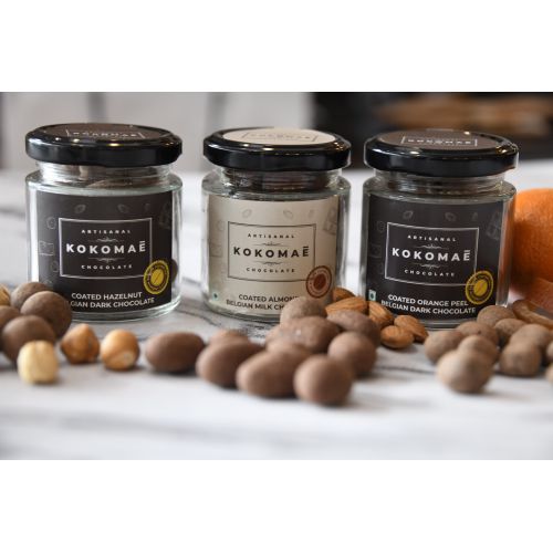 Kokomae: Hamper with Belgian Dragees - 230 gm