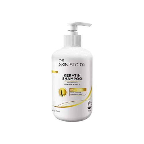 The Skin Story: Keratin Shampoo - Instant Anti -Frizz - 190ml