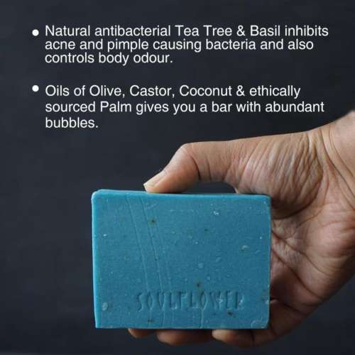 Soulflower: Pure Tea Tree Soap - 150g