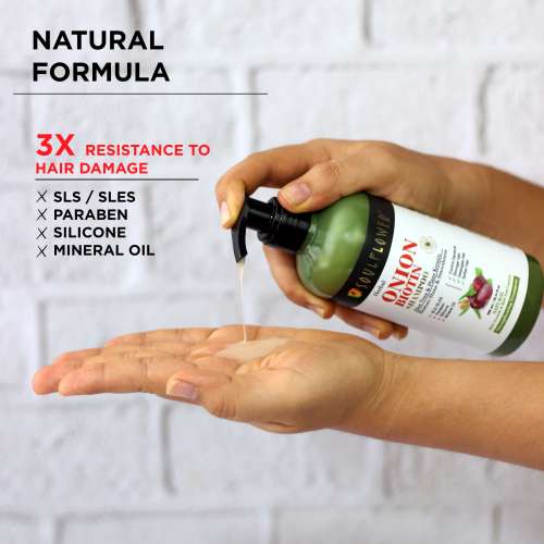 Soulflower: Herbal Onion Biotin Shampoo - 300ml