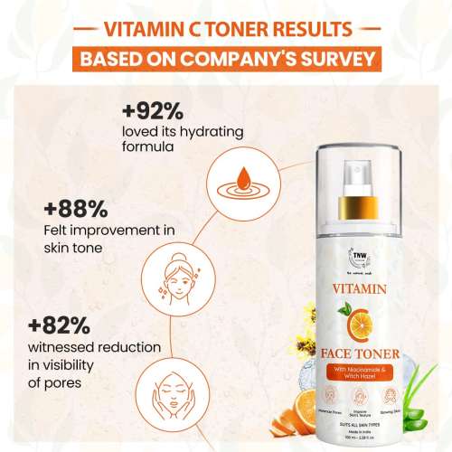 TNW - The Natural Wash: Vitamin C Toner (Minimizes Pores & Improves Skin's Texture)- 100ml