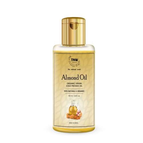 TNW - The Natural Wash: Virgin Almond Oil (Cold Pressed Oil For Skin & Hair) - 100ml