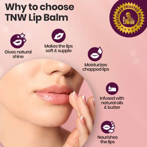 TNW - The Natural Wash: Beetroot Lip Balm - (Ayurvedic & Paraben-Free)- 5gm
