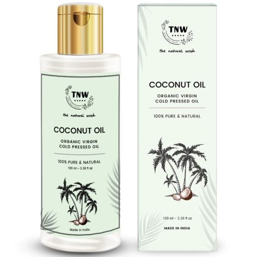 TNW - The Natural Wash: Virgin Pure Coconut Oil (Cold Pressed Oil For Skin & Hair) - 100ml
