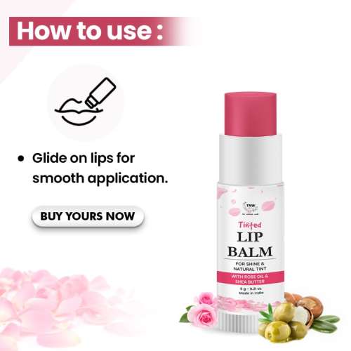 TNW - The Natural Wash: Rose Tinted Lip Balm - 6gm