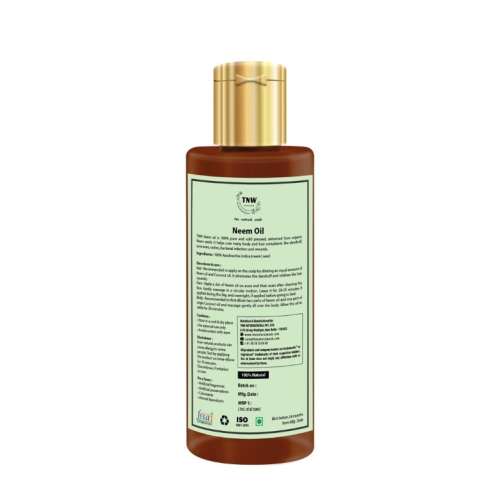 TNW - The Natural Wash: Neem Oil (Cold Pressed Oil For Skin & Hair) - 100ml