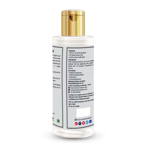 TNW - The Natural Wash: Pure Coconut Oil - Cold Pressed Oil For Skin & Hair -100ml
