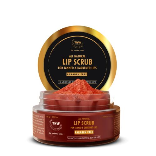 TNW - The Natural Wash: Lip Scrub For Tanned & Darkened Lips (Paraben Free)- 25gm