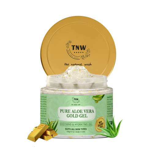 TNW - The Natural Wash: Pure Aloe Vera Gold Gel (Soothing & Hydrating Gel) - 100gm