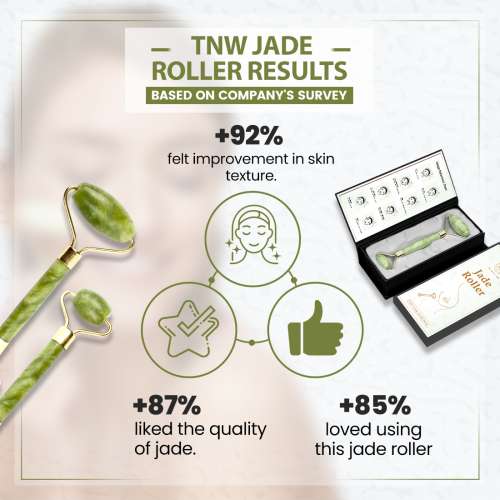 TNW - The Natural Wash: Jade Roller For Improving Skin Texture - Green