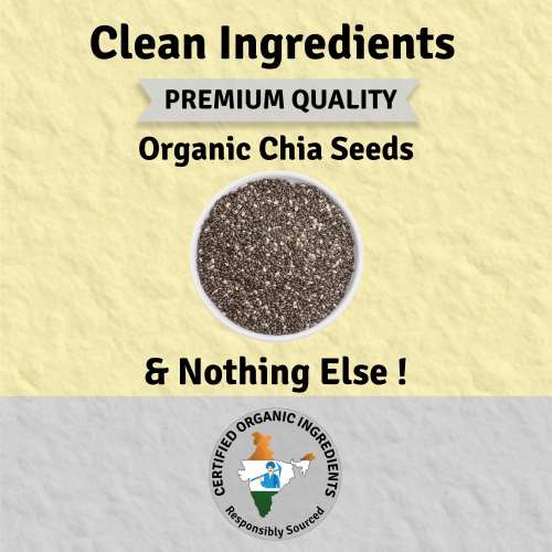Jus Amazin: Organic Chia Seeds - 500 gm