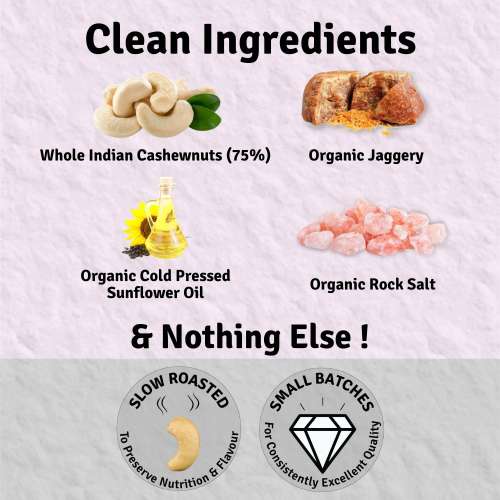 Jus Amazin: Creamy Cashew Butter - Salted Caramel - 200 gm