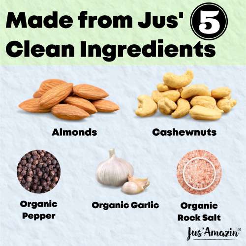 Jus Amazin: 5-Minute Pasta Sauce - Creamy Alfredo - 200 gm Jus Amazin: 5-Minute Pasta Sauce - Creamy Alfredo - 200 gm