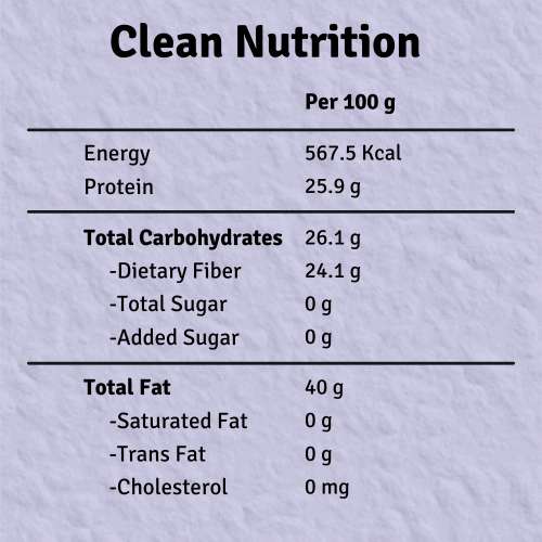 Jus Amazin: Organic Roasted Flax Seeds - 500 gm