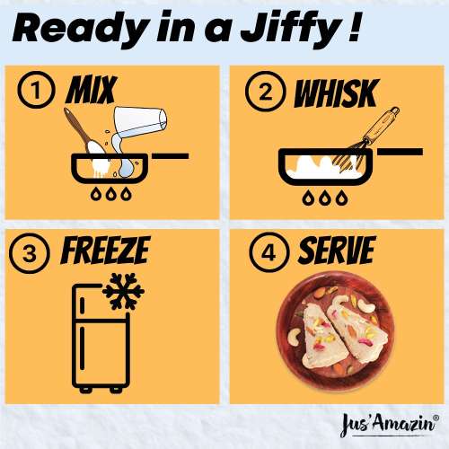 Jus Amazin: Dairy-Free Kulfi Mix - 200 gm