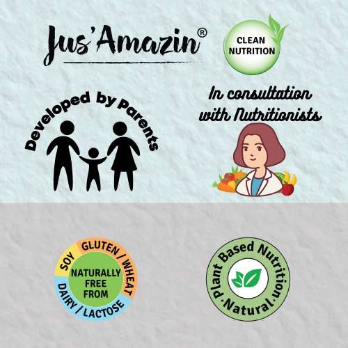 Jus Amazin: Creamy Almond Butter - Unsweetened - 125 gm