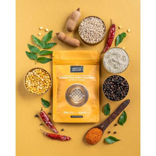 Healthy Because: Podi Chutney without Garlic - 100 Gm
