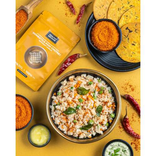 Healthy Because: Podi Chutney without Garlic - 100 Gm