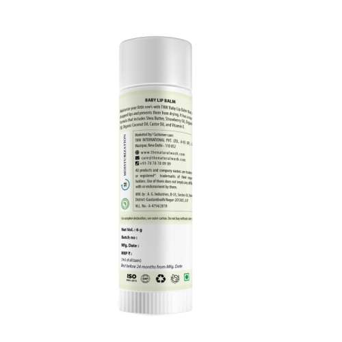 TNW - The Natural Wash: Baby Lip Balm For Nourishing Dry Lips - 6gm