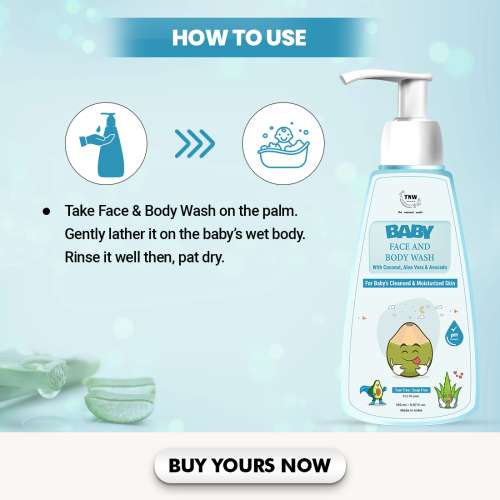 TNW - The Natural Wash: Baby Body Wash For Cleansed & Moisturized Skin - 150ml