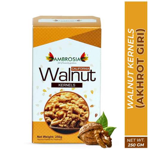 Ambrosia: Premium California Walnut Kernels - 250 g