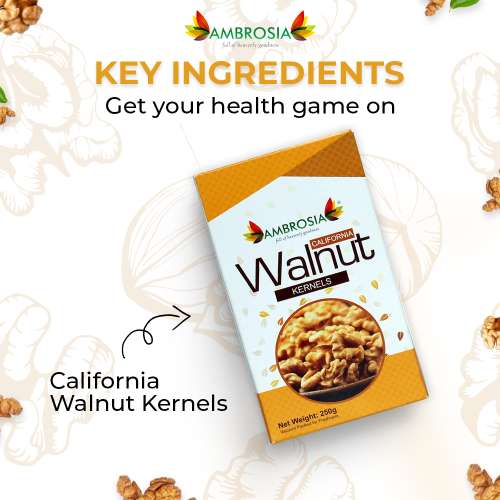 Ambrosia: Premium California Walnut Kernels - 250 g