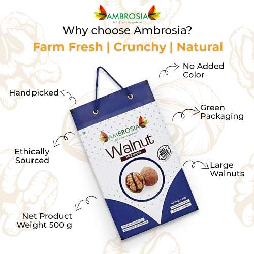 Ambrosia: Chile Inshell Walnuts - 500 g