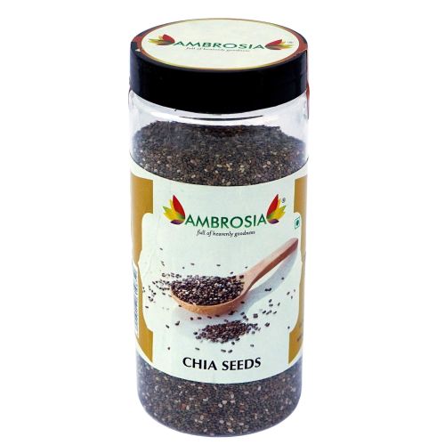 Ambrosia: Raw Unroasted Chia Seeds - 250 g