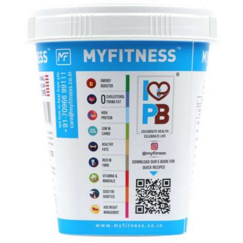 MYFITNESS: Original Smooth Peanut Butter - 510g