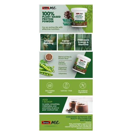 Swisse: Plant Protein - 500 gm