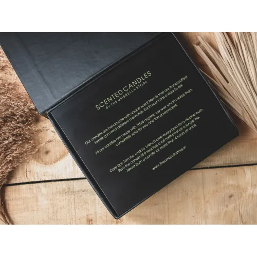 The Umbrella Store: Luxe gift box- Set of 4 Scented Candles