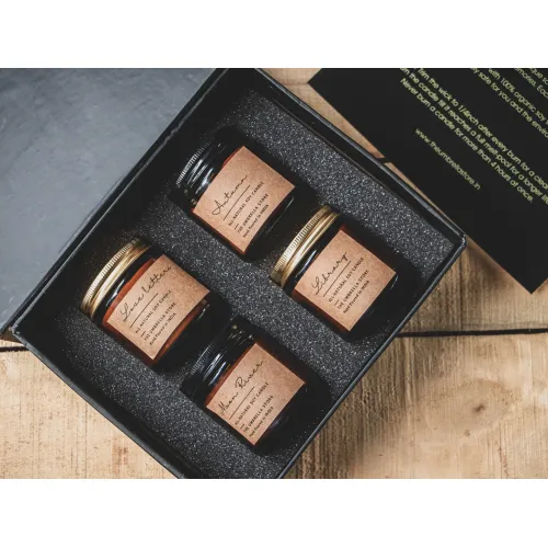 The Umbrella Store: Luxe gift box- Set of 4 Scented Candles