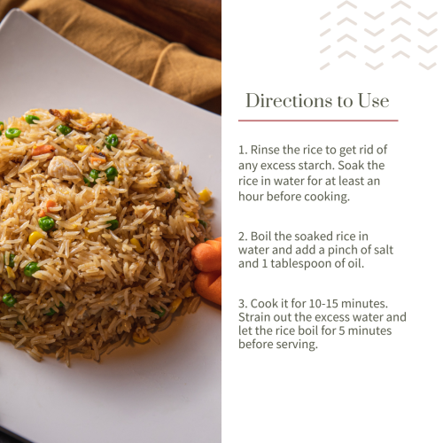 Ecotyl: Organic Brown Basmati Rice - 500 gm